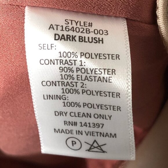 Astr the Label Puff Sleeve  Dark Blush Pink Bodysuit Size XS NWOT - Picture 8 of 9